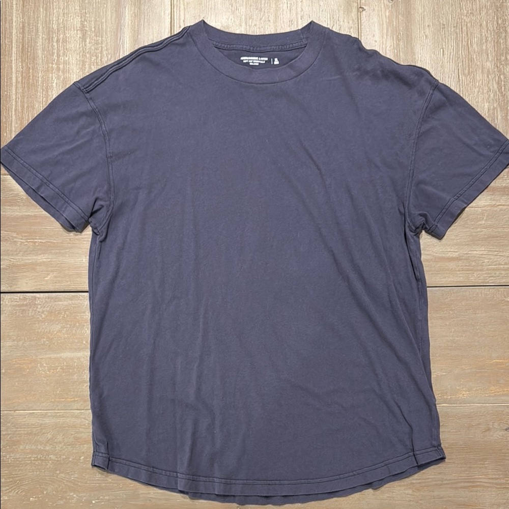 Abercrombie & Fitch Men's Relaxed Curved Hem T-Shirt